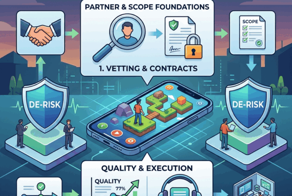mobile game development outsourcing how to de-risk it